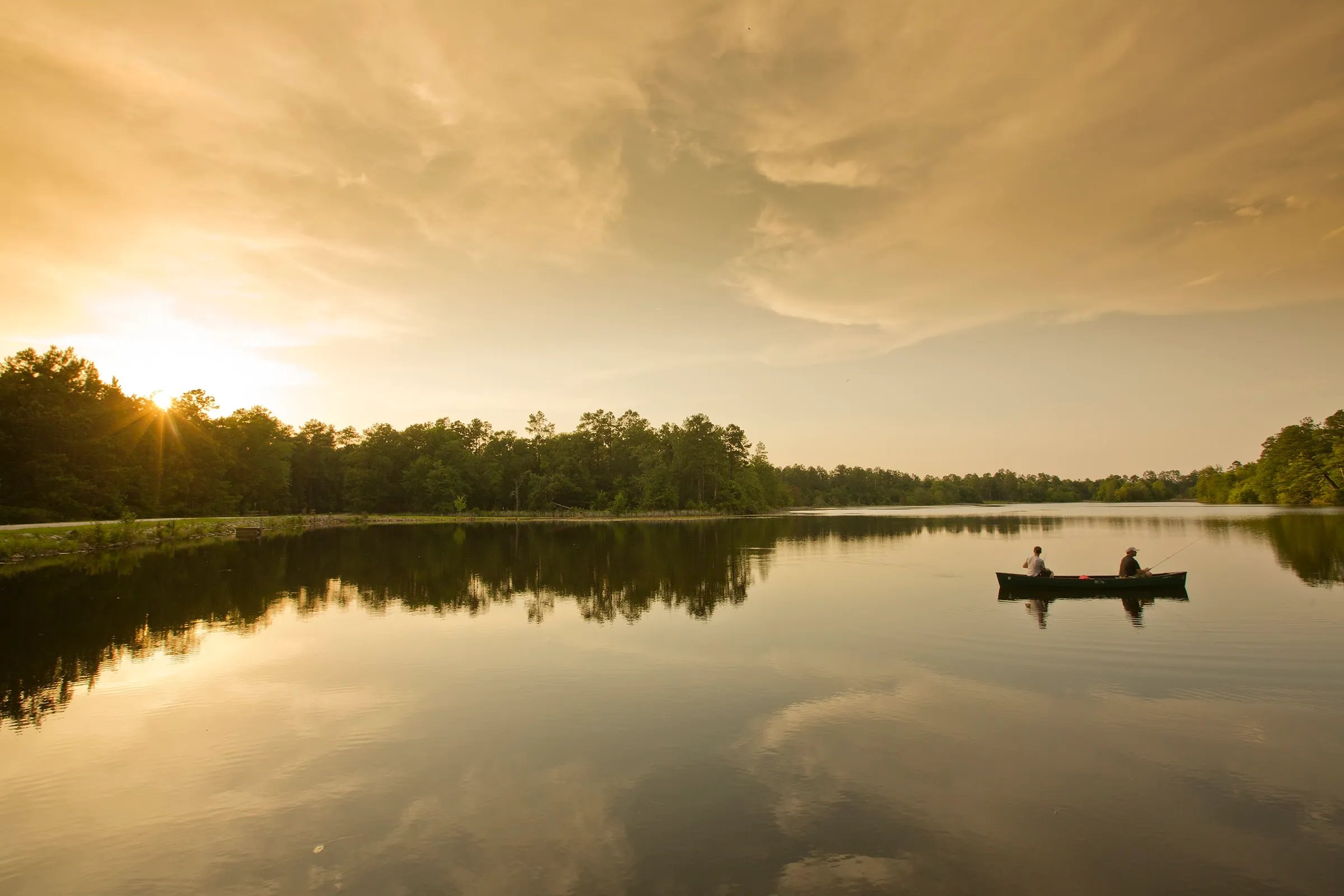 Canoeing at Magnolia Springs State Park near Waynesboro, GA